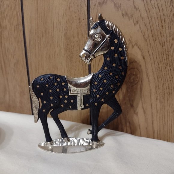 6 pcs Vintage Jewelry Horse Saddle Cowboy Hat Jewelry & Ring Holders Keepers - Picture 5 of 12